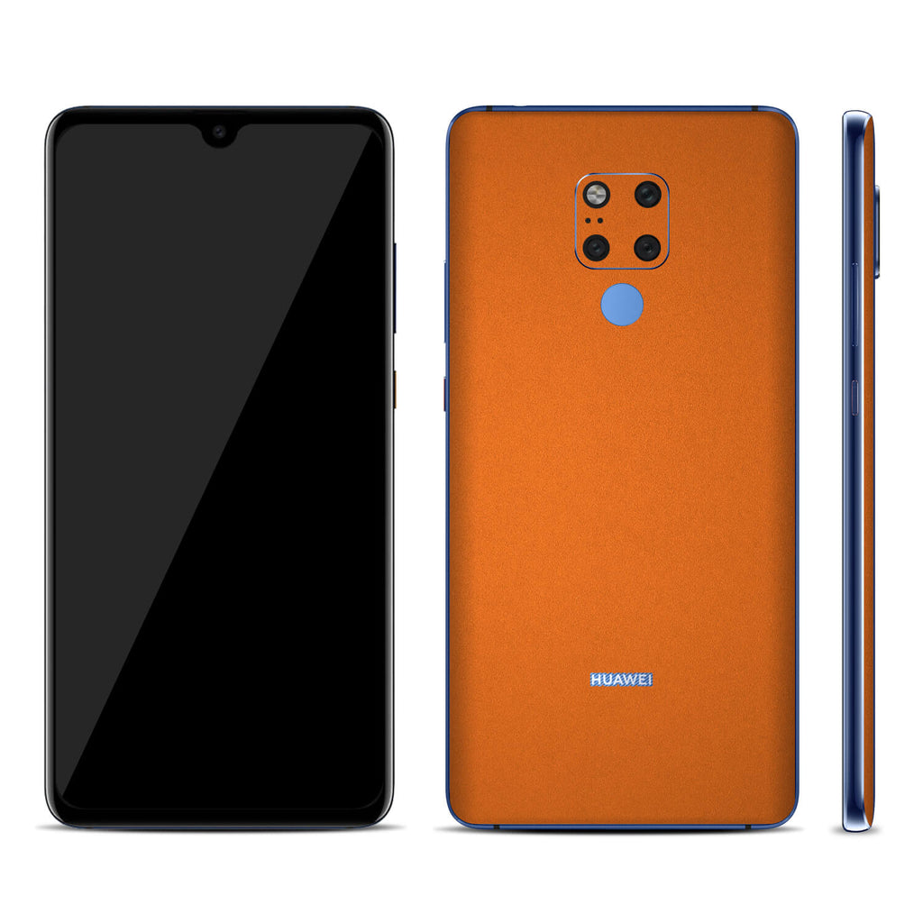 Huawei Mate 20 X Textured Matt Orange Skins