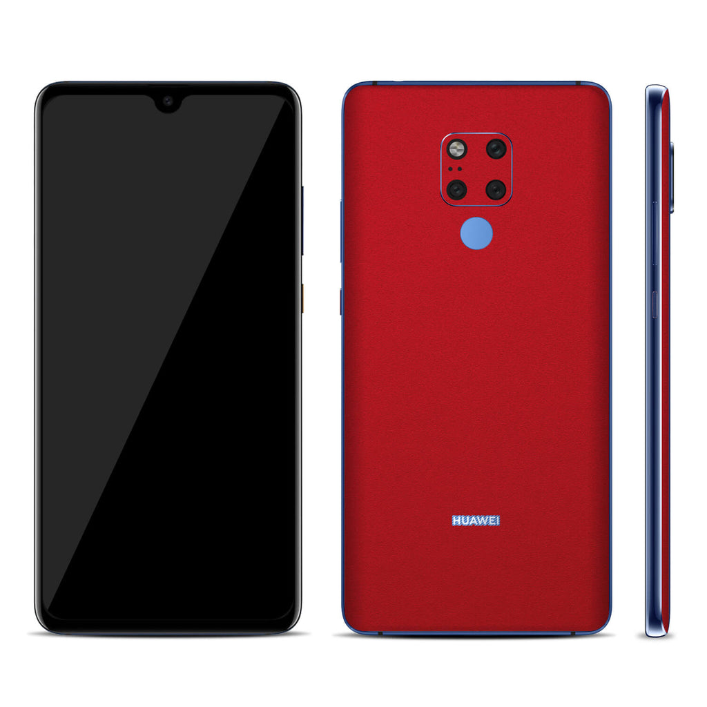 Huawei Mate 20 X Textured Matt Red Skins