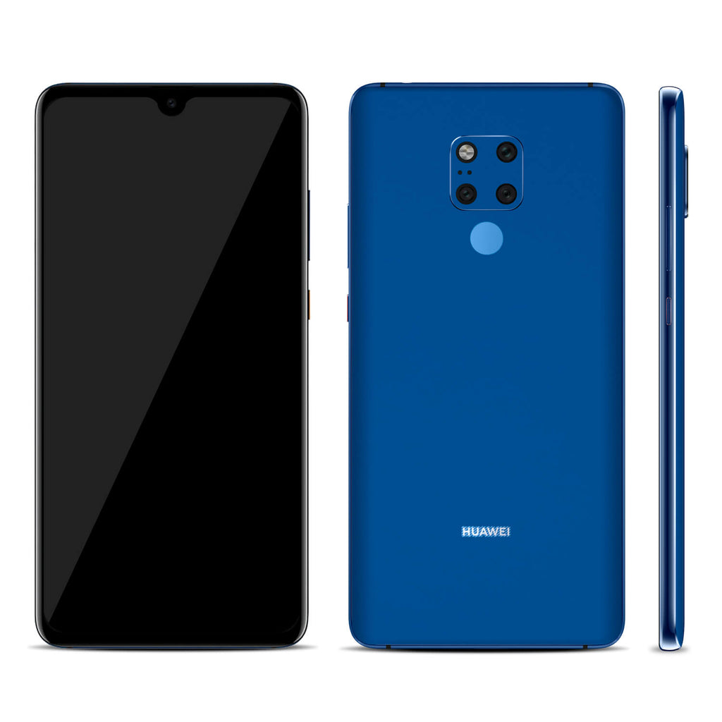 Huawei Mate 20 X Textured Matt Royal Blue Skins