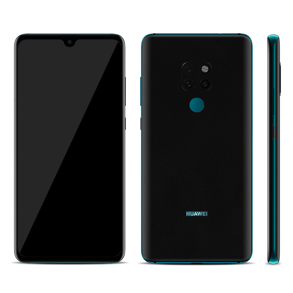 Huawei Mate 20 Black Leather Skins