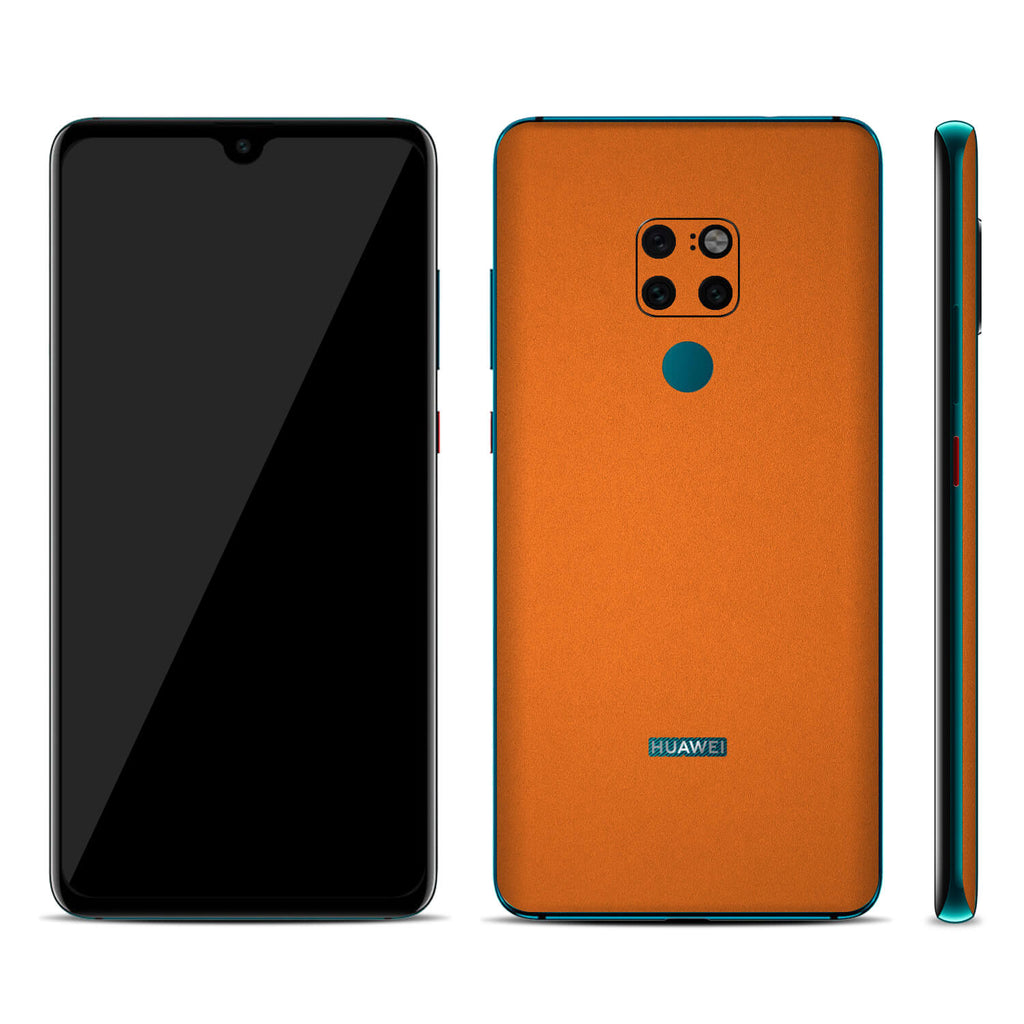 Huawei Mate 20 Textured Matt Orange Skins