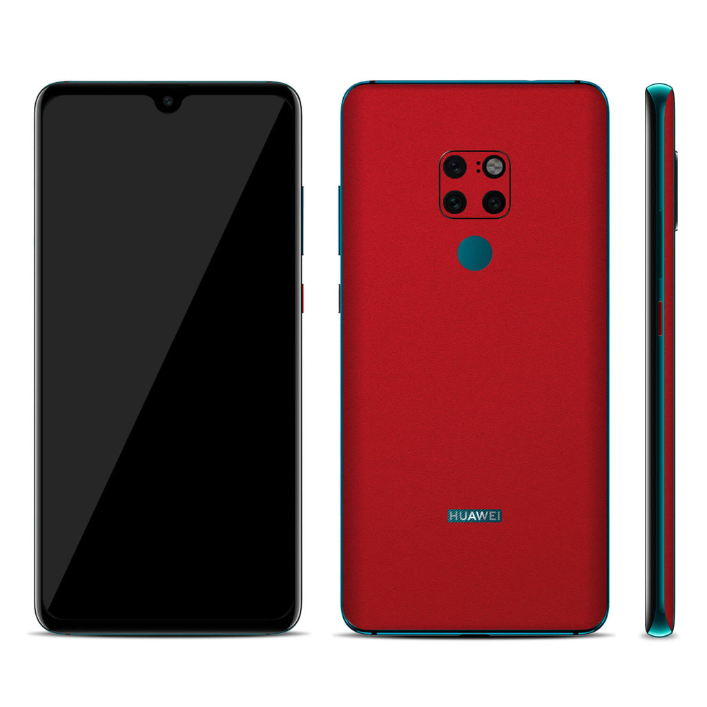 Huawei Mate 20 Textured Matt Red Skins