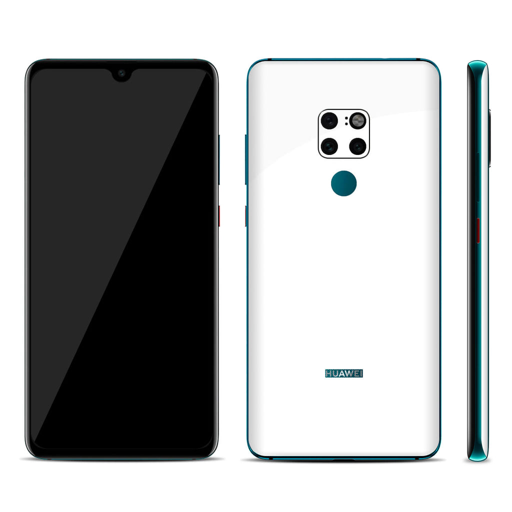 Huawei Mate 20 White Gloss Skins