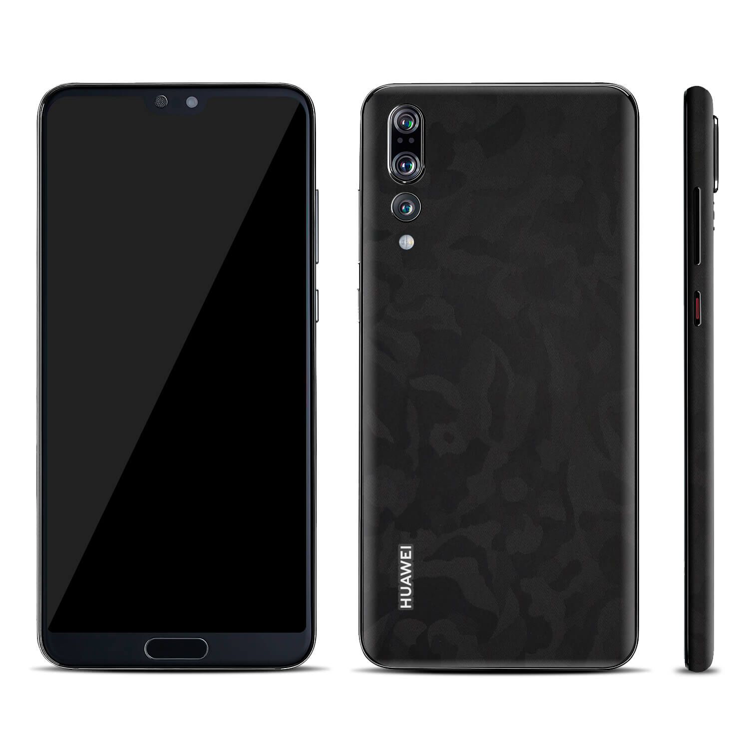 Huawei P20 Pro Black Camo Skins