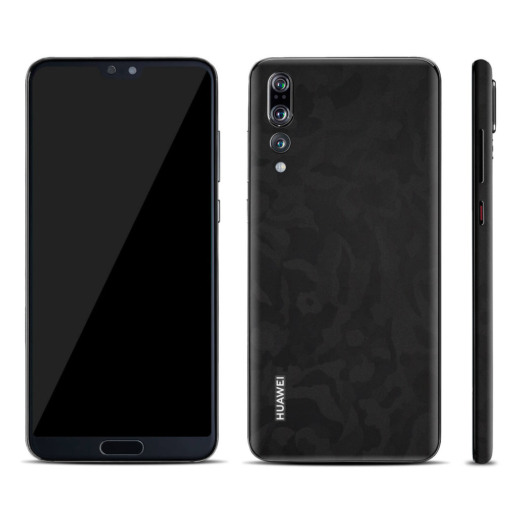 Huawei P20 Pro Black Camo Skins