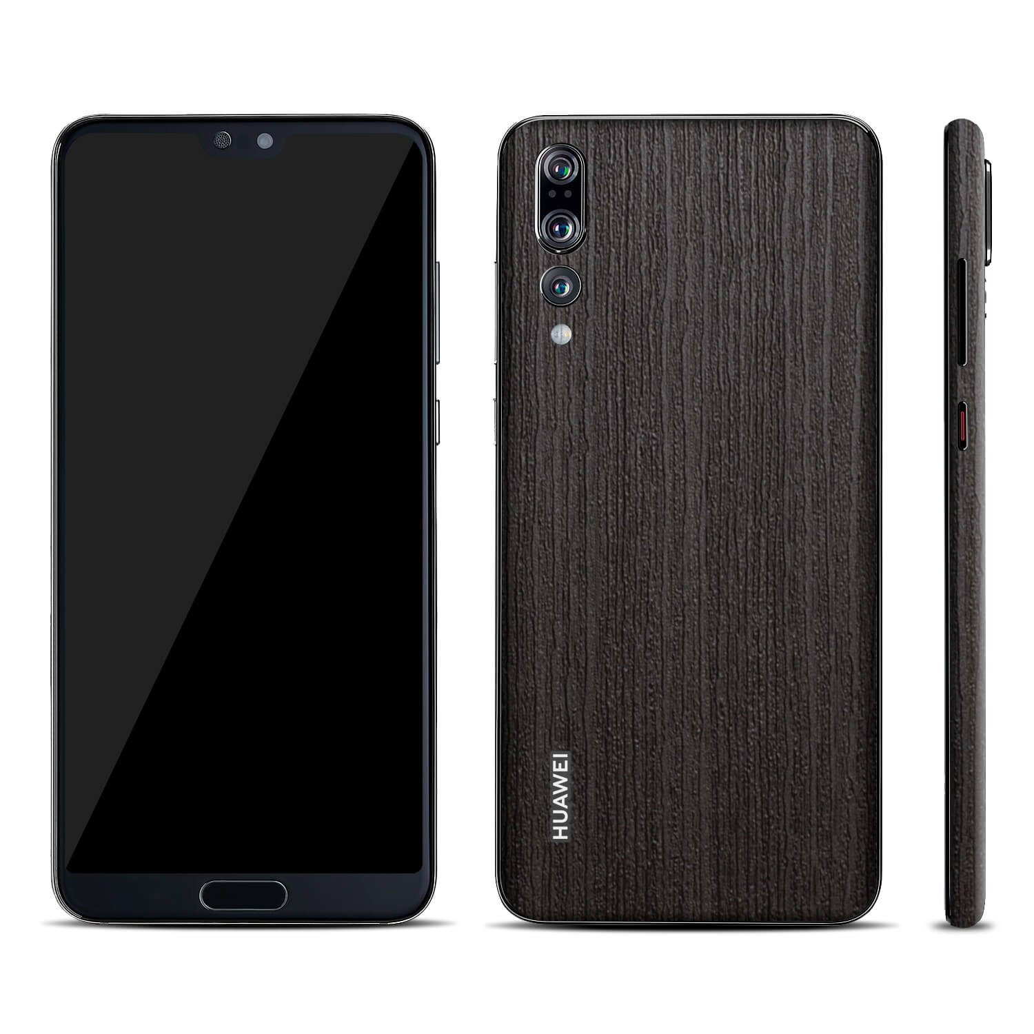 Huawei P20 Pro Silverblack Wood Skins