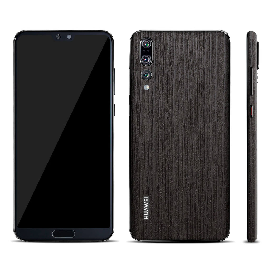 Huawei P20 Pro Silverblack Wood Skins