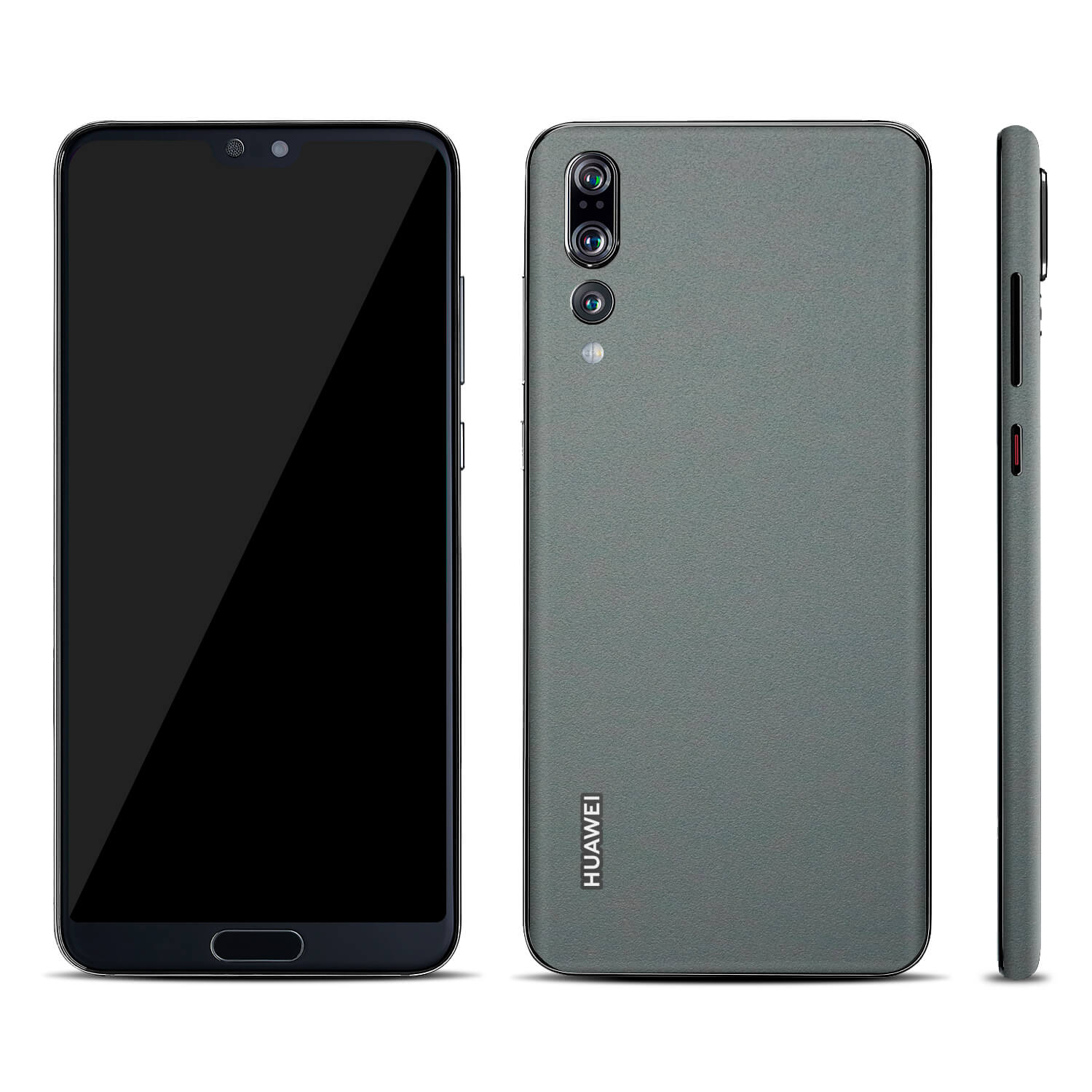 Huawei P20 Pro Textured Matt Grey Skins