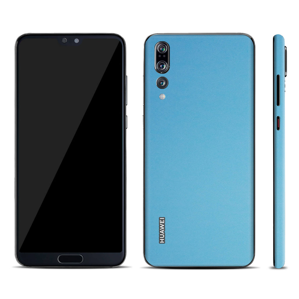 Huawei P20 Pro Textured Matt Light Blue Skins