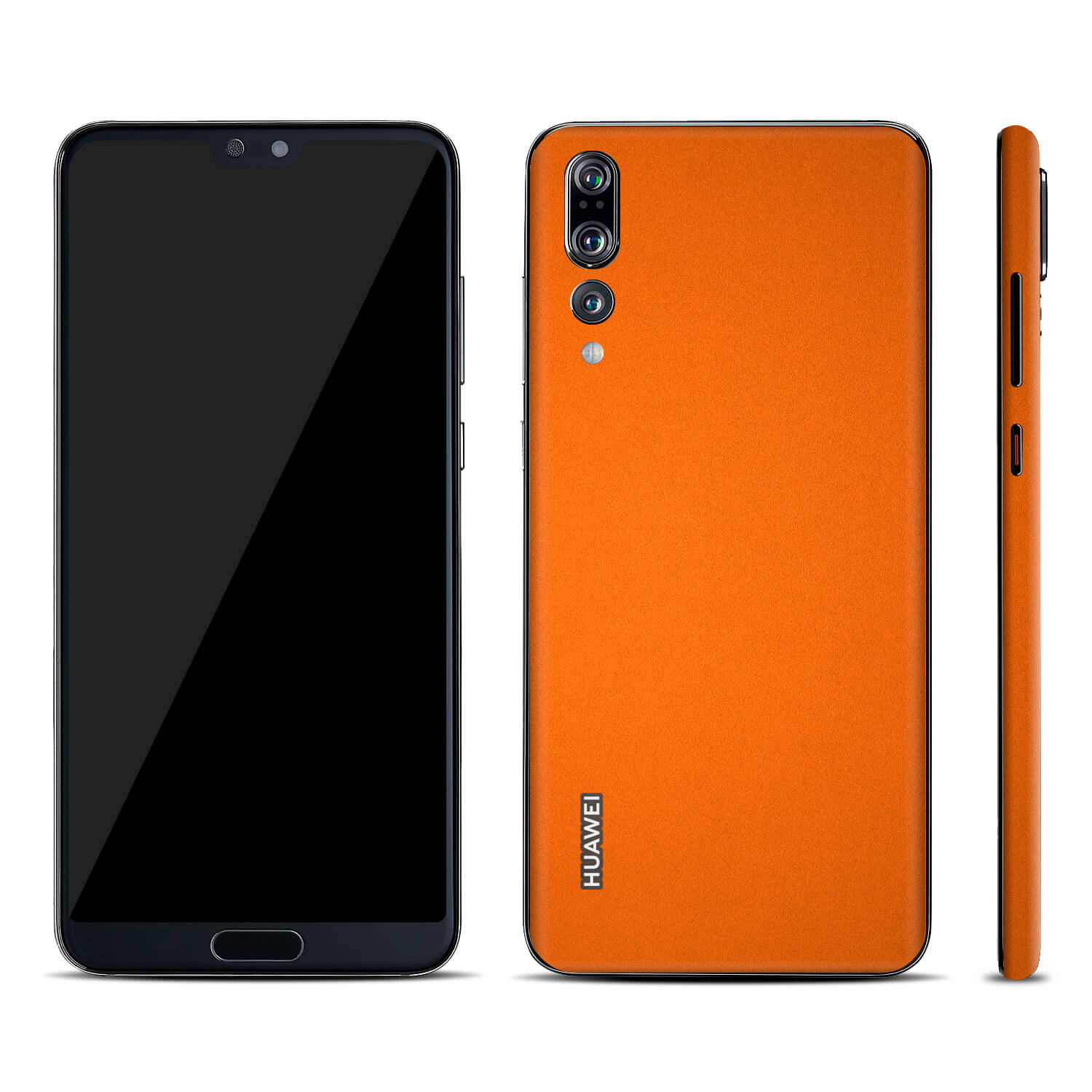 Huawei P20 Pro Textured Matt Orange Skins