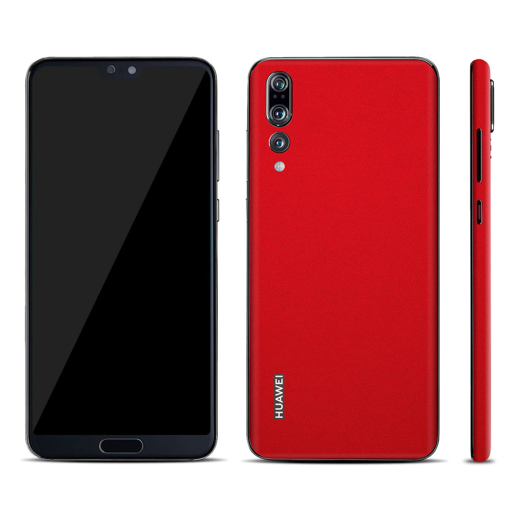 Huawei P20 Pro Textured Matt Red Skins
