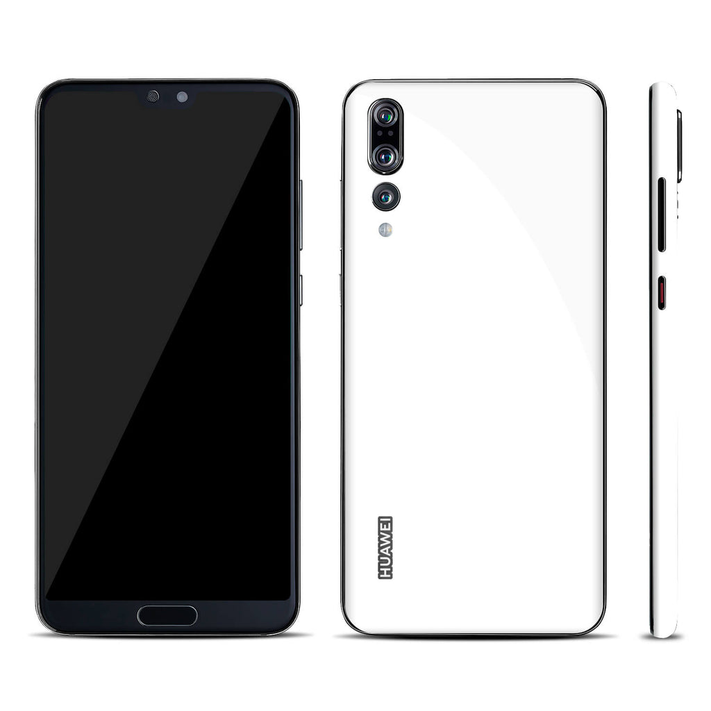 Huawei P20 Pro White Gloss Skins