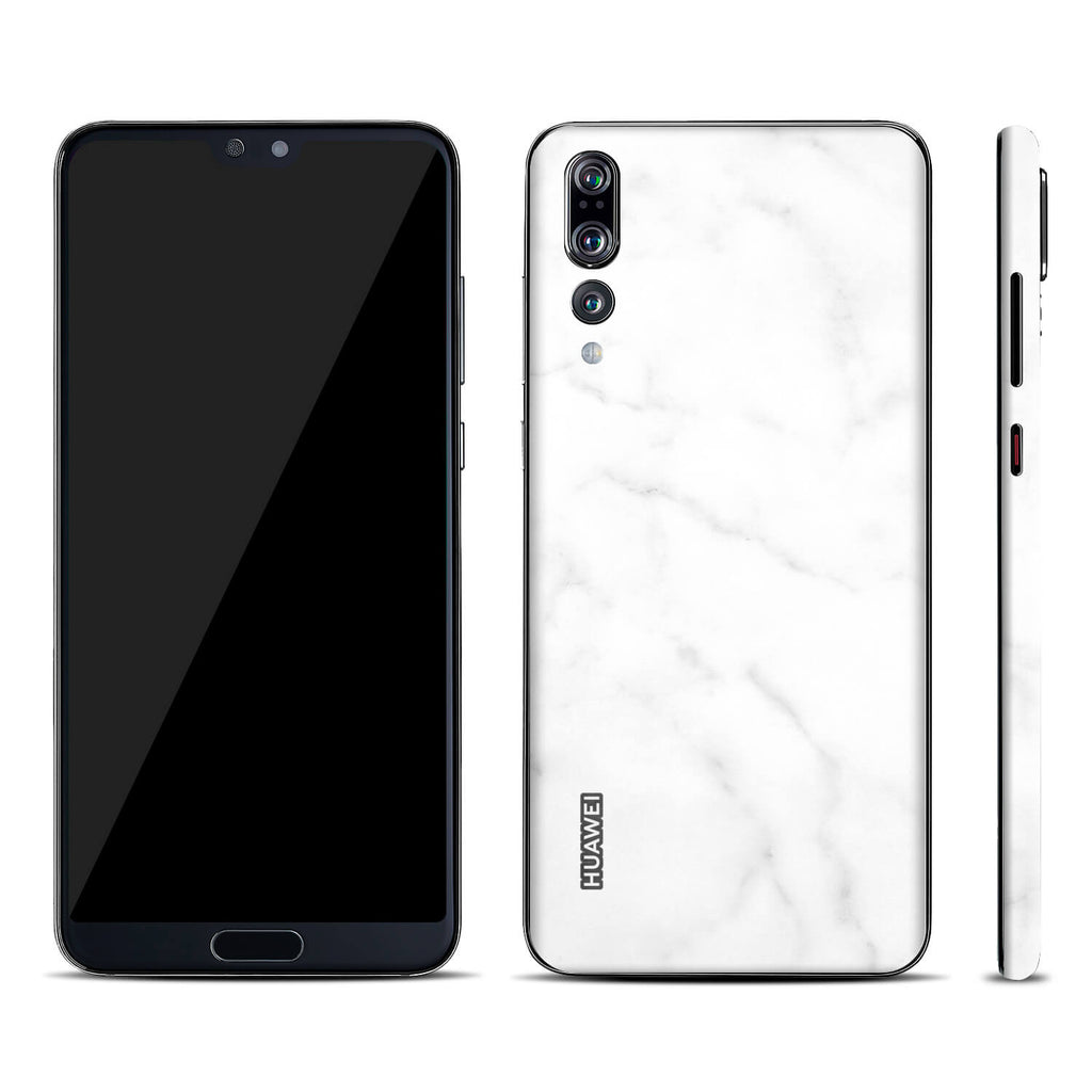 Huawei P20 Pro White Marble Skins