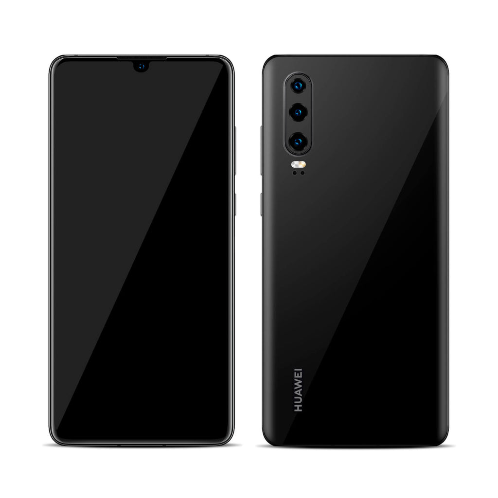 Huawei P30 Black Gloss Skins