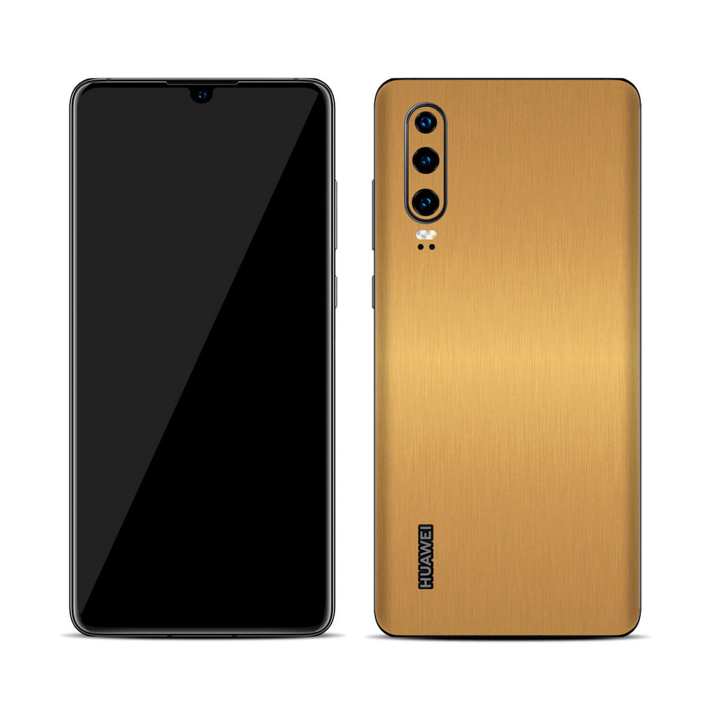 Huawei P30 Brushed Gold Skins