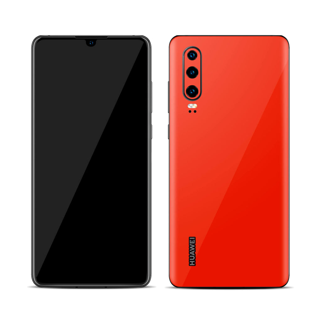 Huawei P30 Dragon Red Gloss Skins