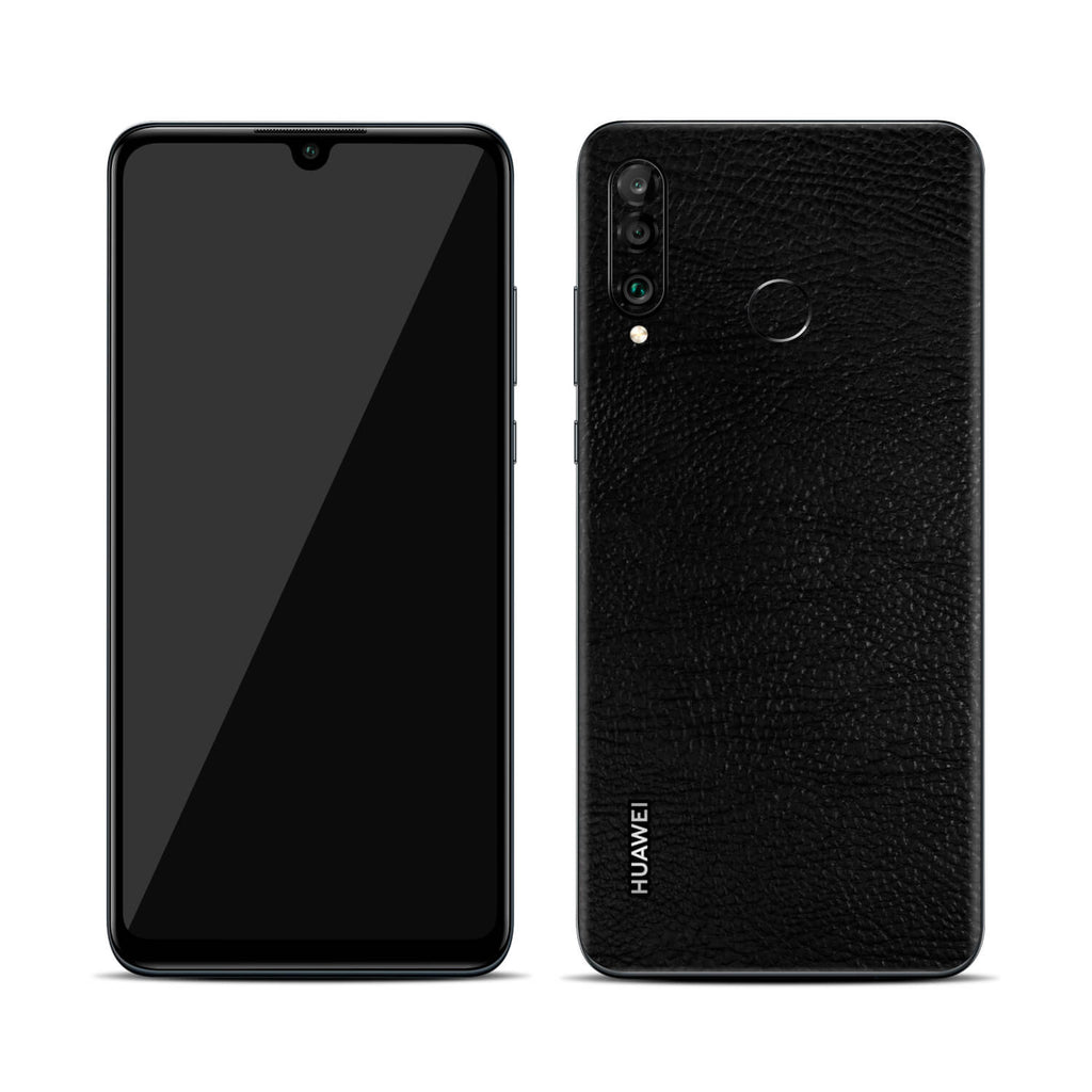 Huawei P30 Lite Black Leather Skins