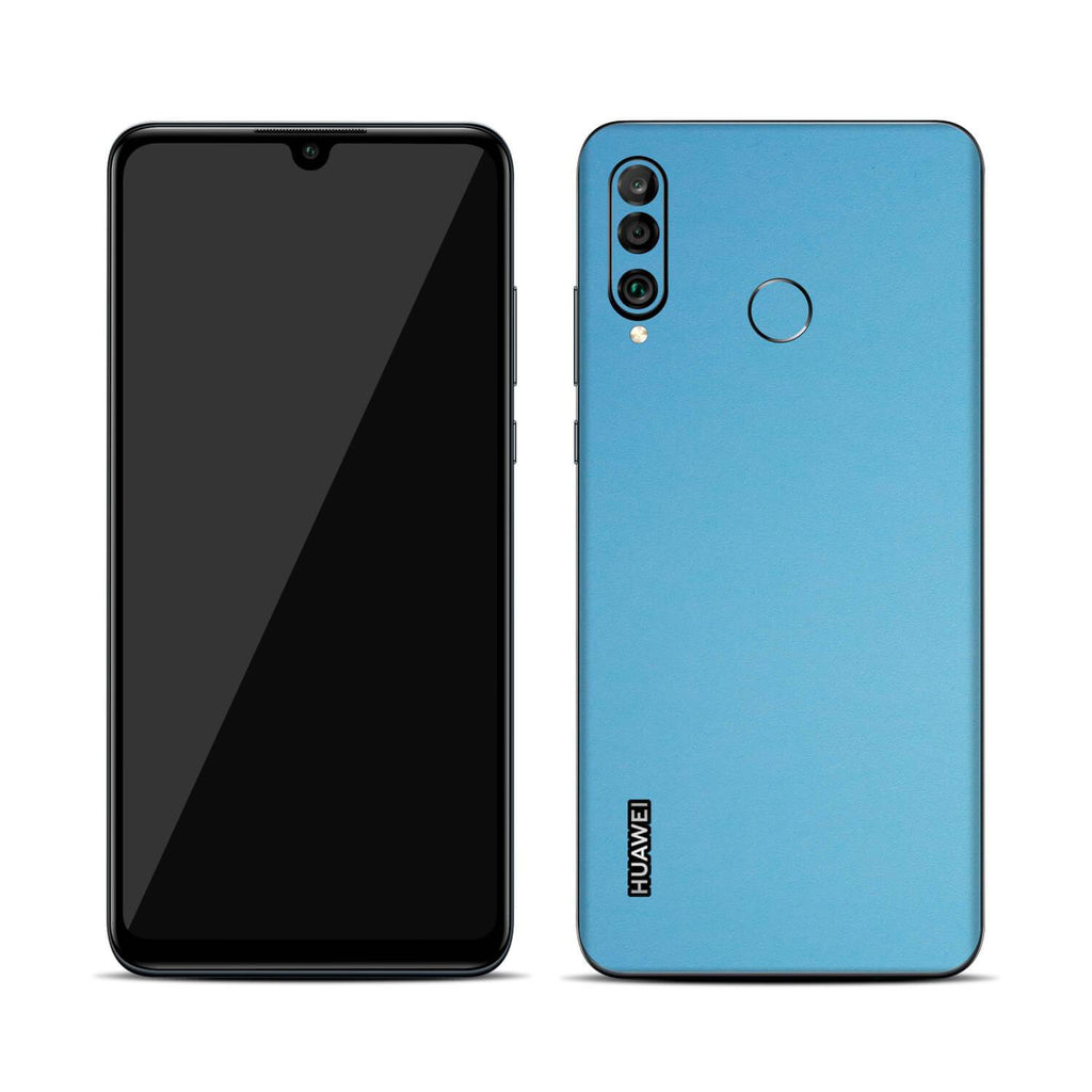 Huawei P30 Lite Textured Matt Light Blue Skins