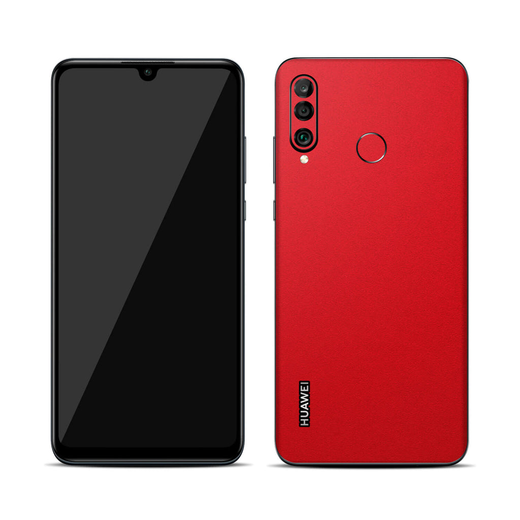 Huawei P30 Lite Textured Matt Red Skins