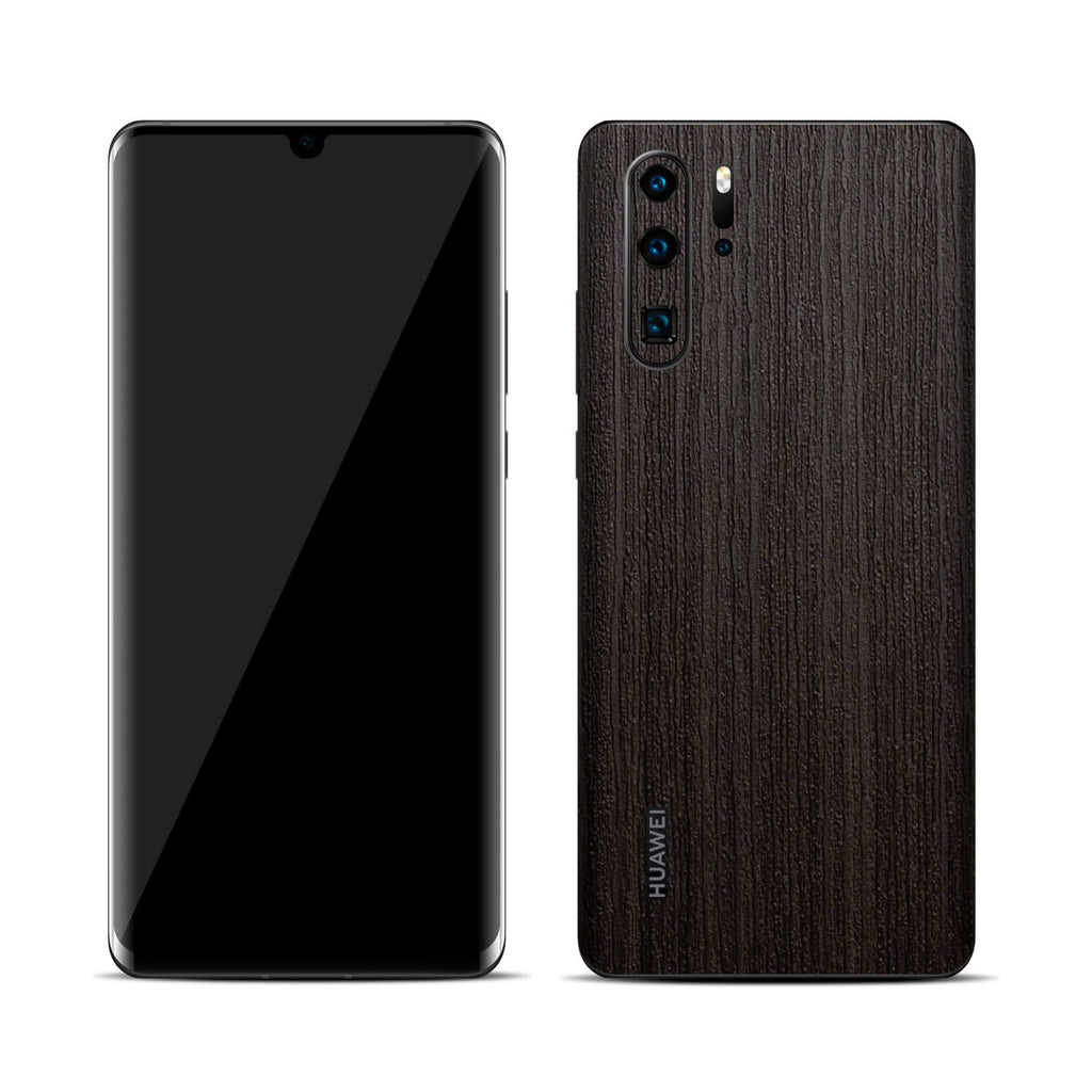 Huawei P30 Pro Silverblack Wood Skins