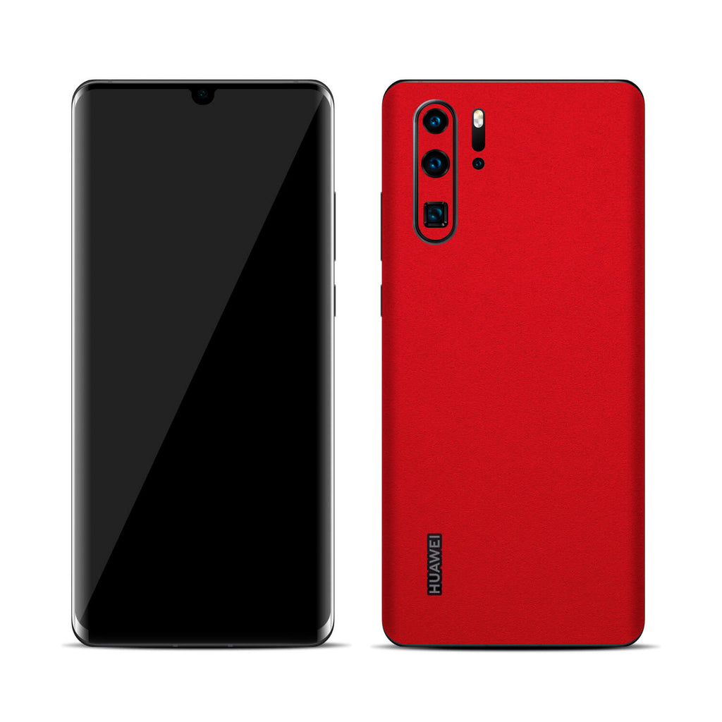 Huawei P30 Pro Textured Matt Red Skins