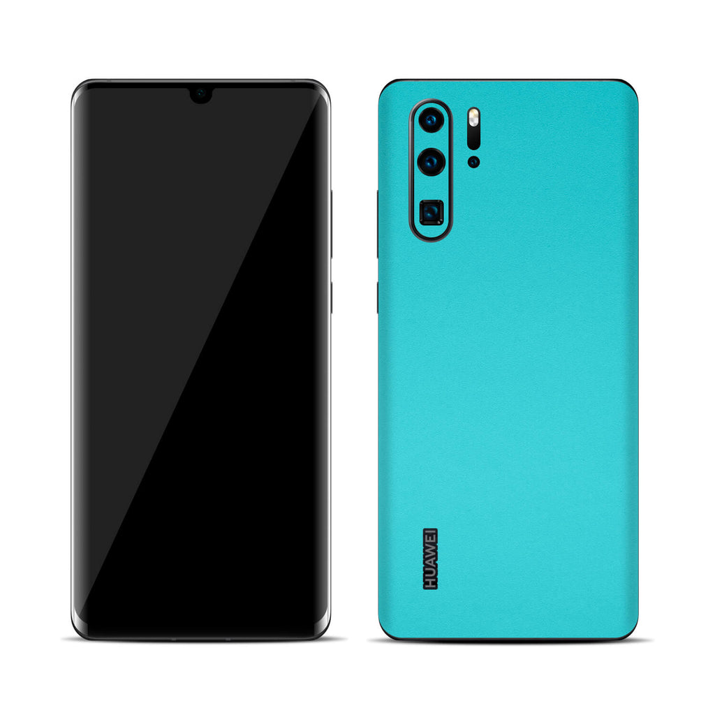 Huawei P30 Pro Textured Matt Turquoise Skins