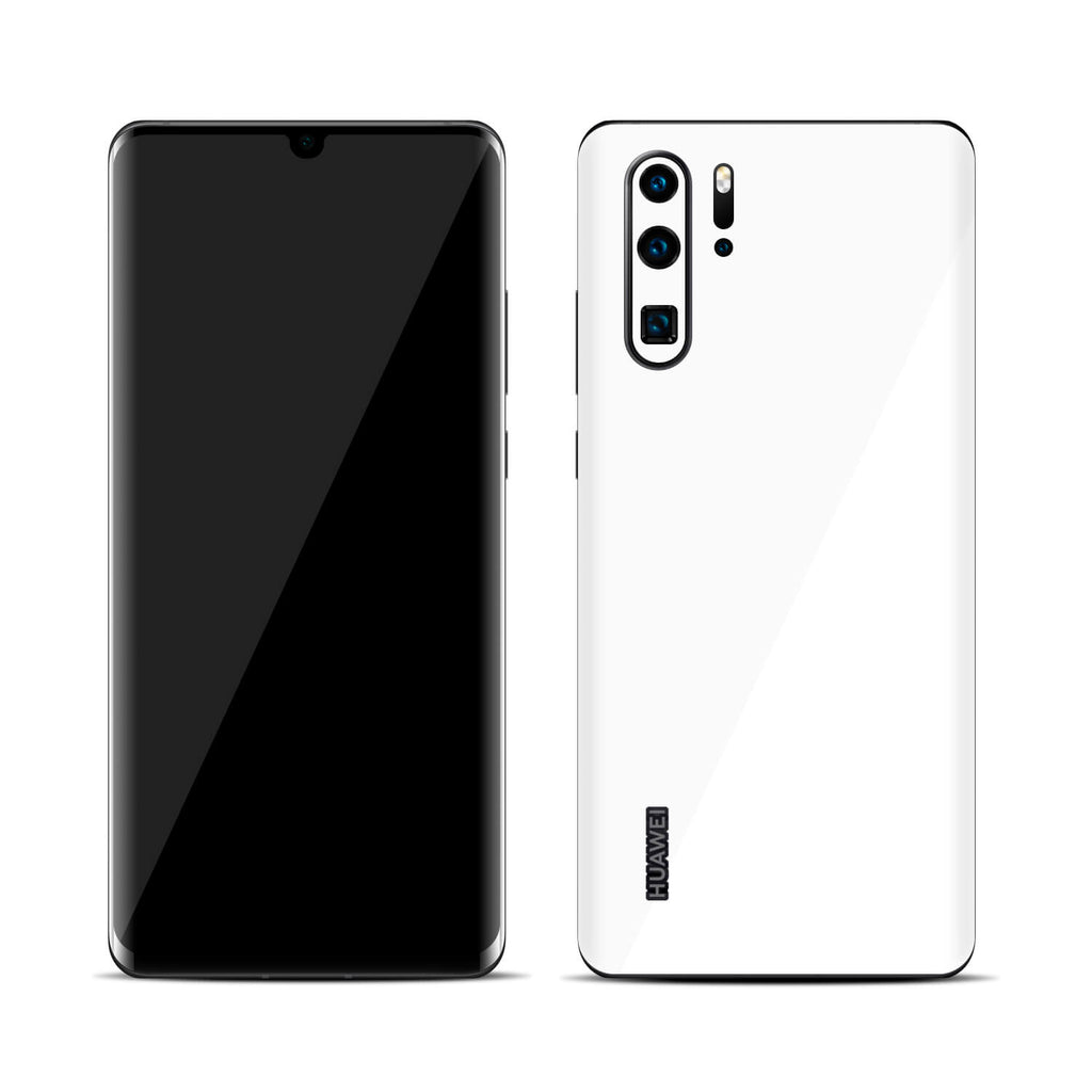 Huawei P30 Pro White Gloss Skins