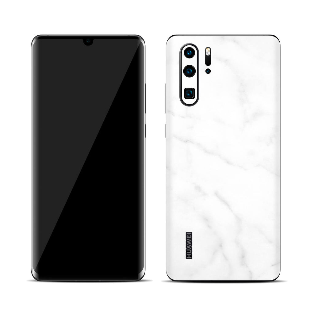 Huawei P30 Pro White Marble Skins