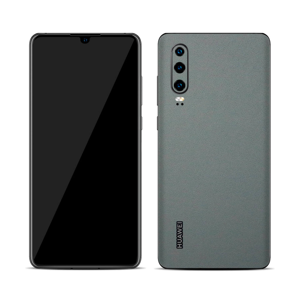 Huawei P30 Textured Matt Grey Skins