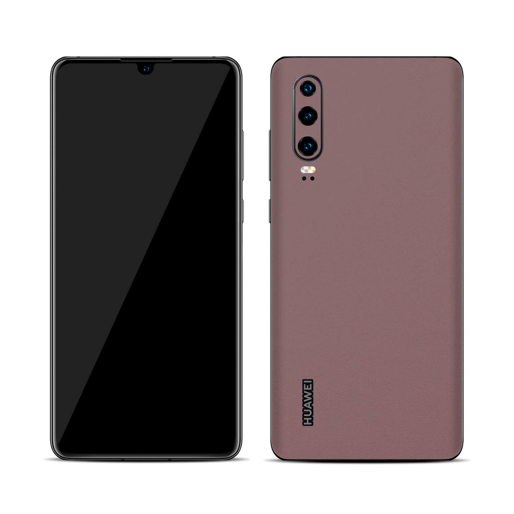 Huawei P30 Textured Matt Mulberry Skins