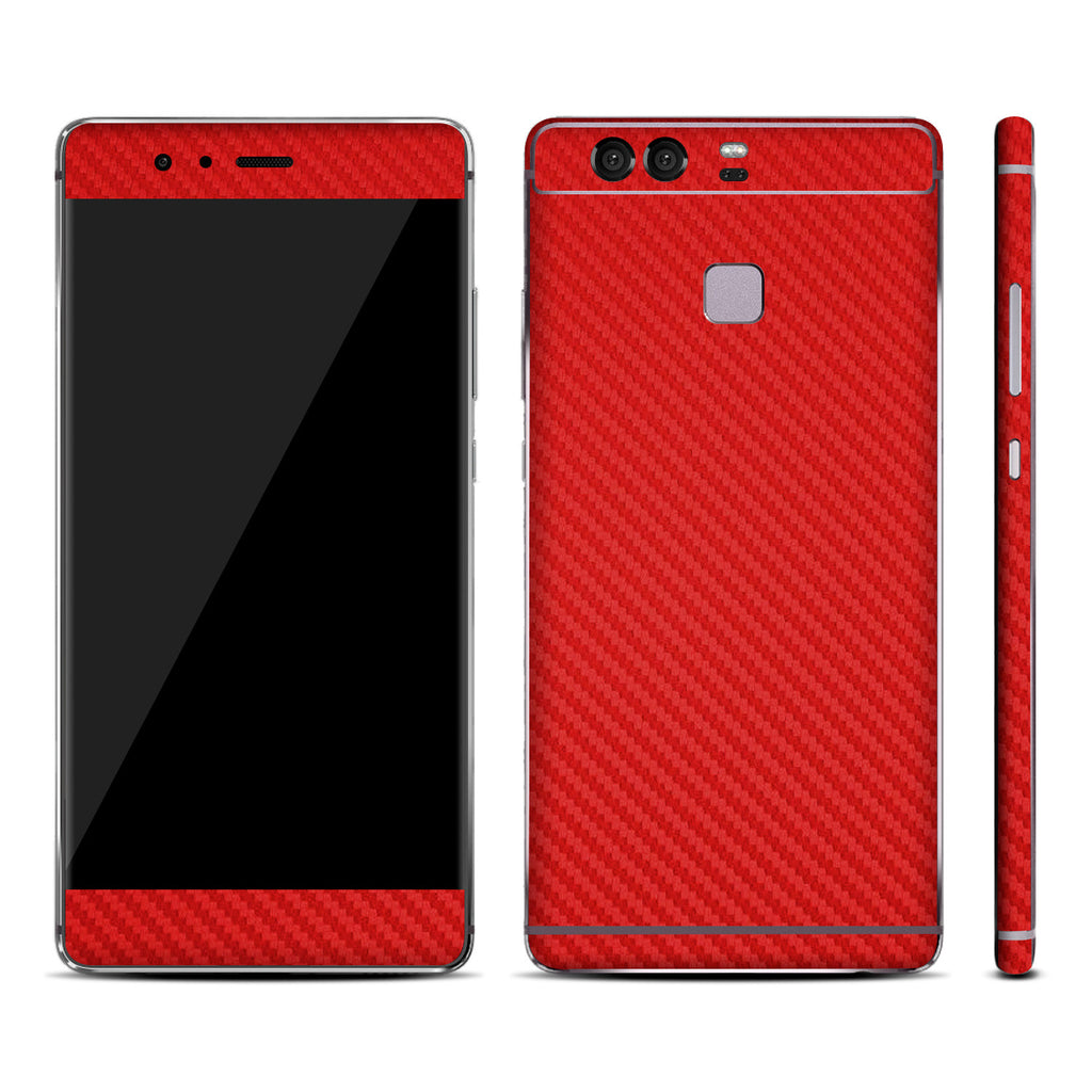 Huawei P9 Red Carbon Fibre Skin