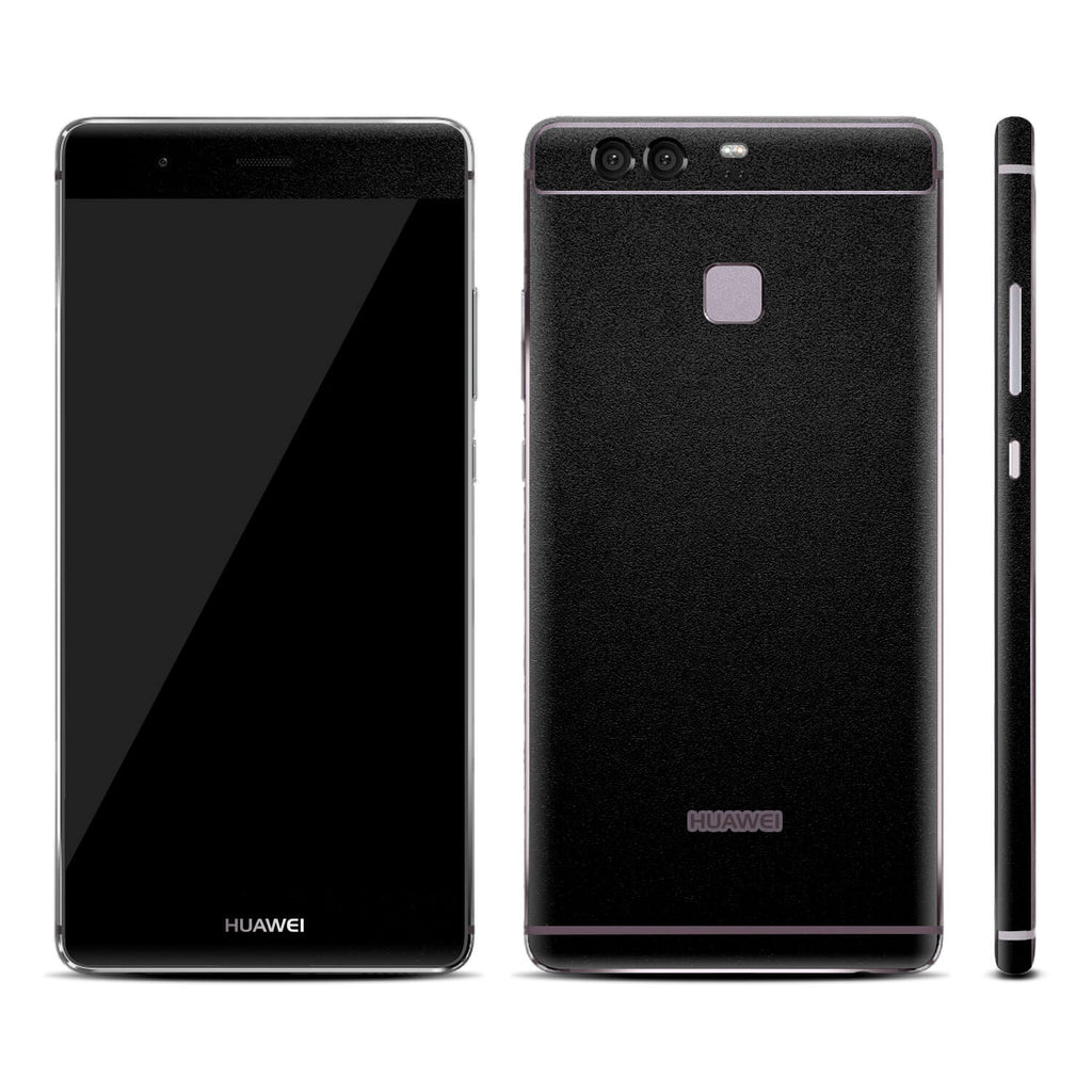 Huawei P9 Textured Matt Black Skins