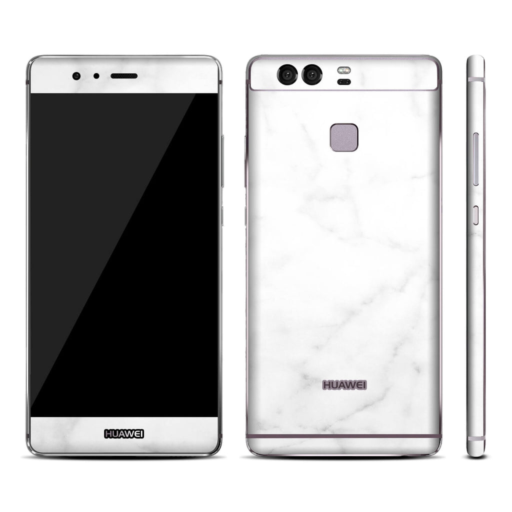 Huawei P9 White Marble Skins