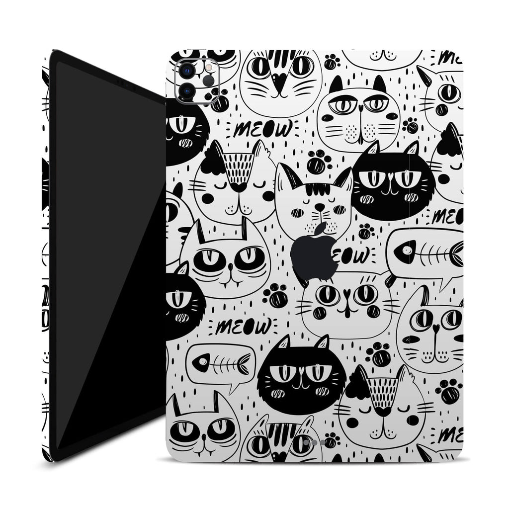 iPad Pro 12.9-inch (2021, Gen 5, M1) Doodles cat skins