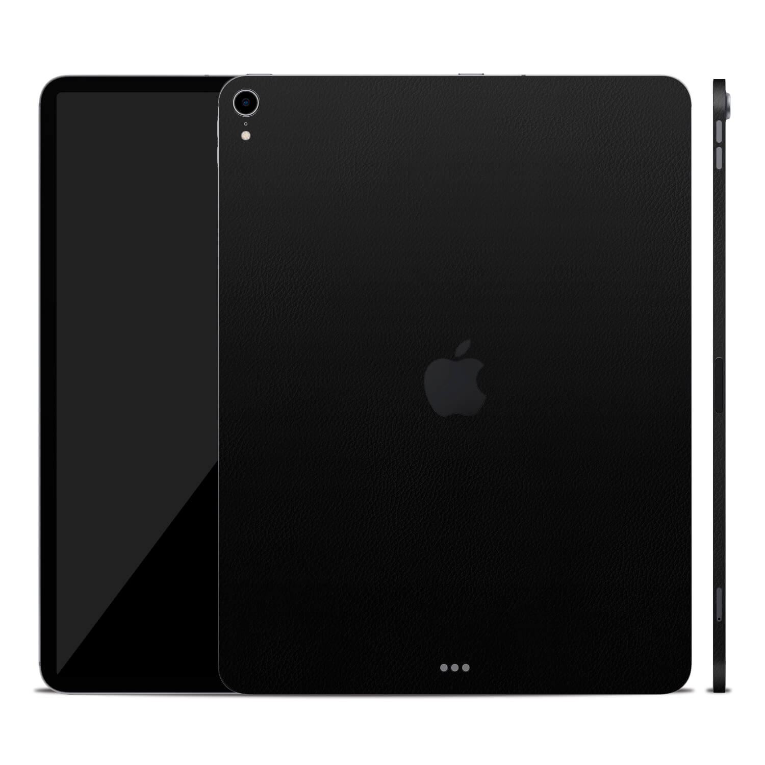 iPad Pro 12.9" (2018, Gen 3) Black Leather Skins