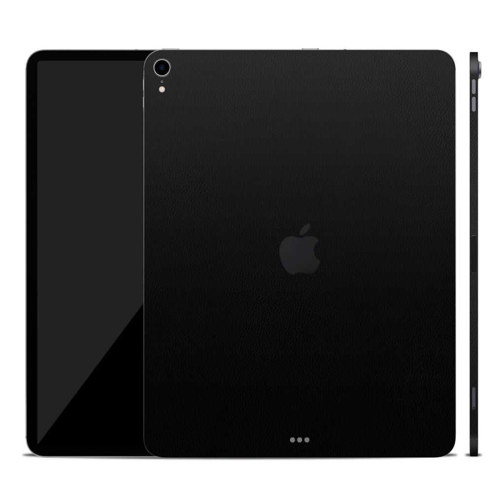 iPad Pro 12.9" (2018, Gen 3) Black Leather Skins
