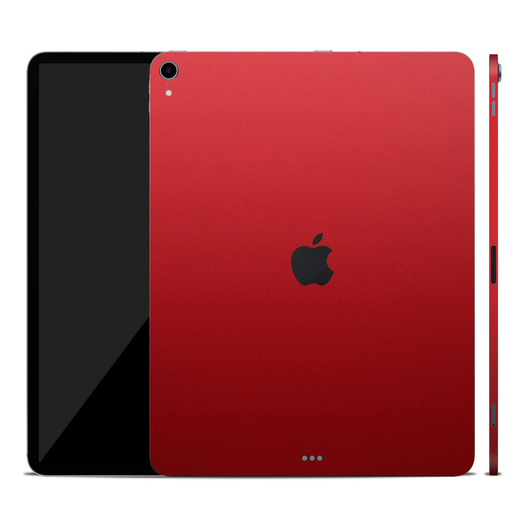 iPad Pro 12.9" (2018, Gen 3) Textured Matt Red Skins