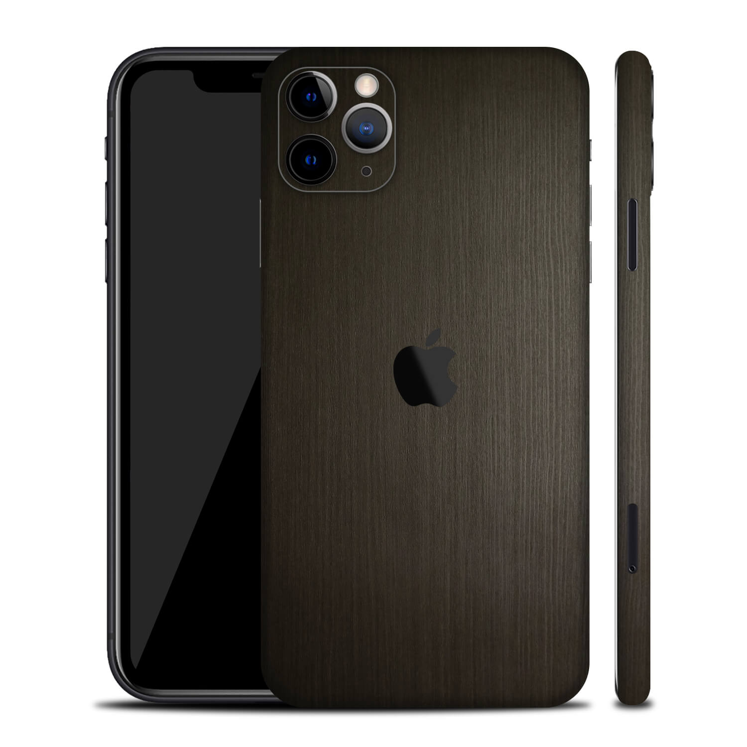 iPhone 11 Pro Silverblack Wood Skins