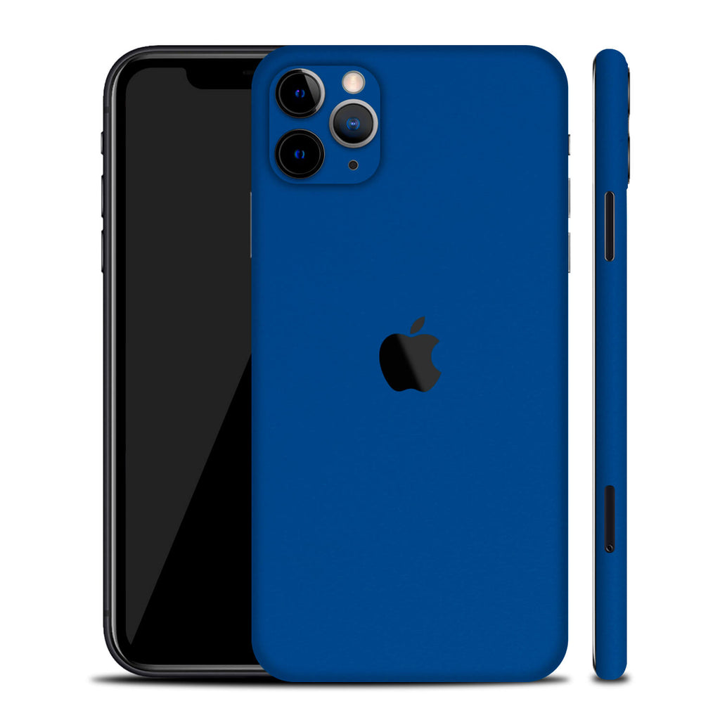 iPhone 11 Pro Max Textured Matt Royal Blue Skins