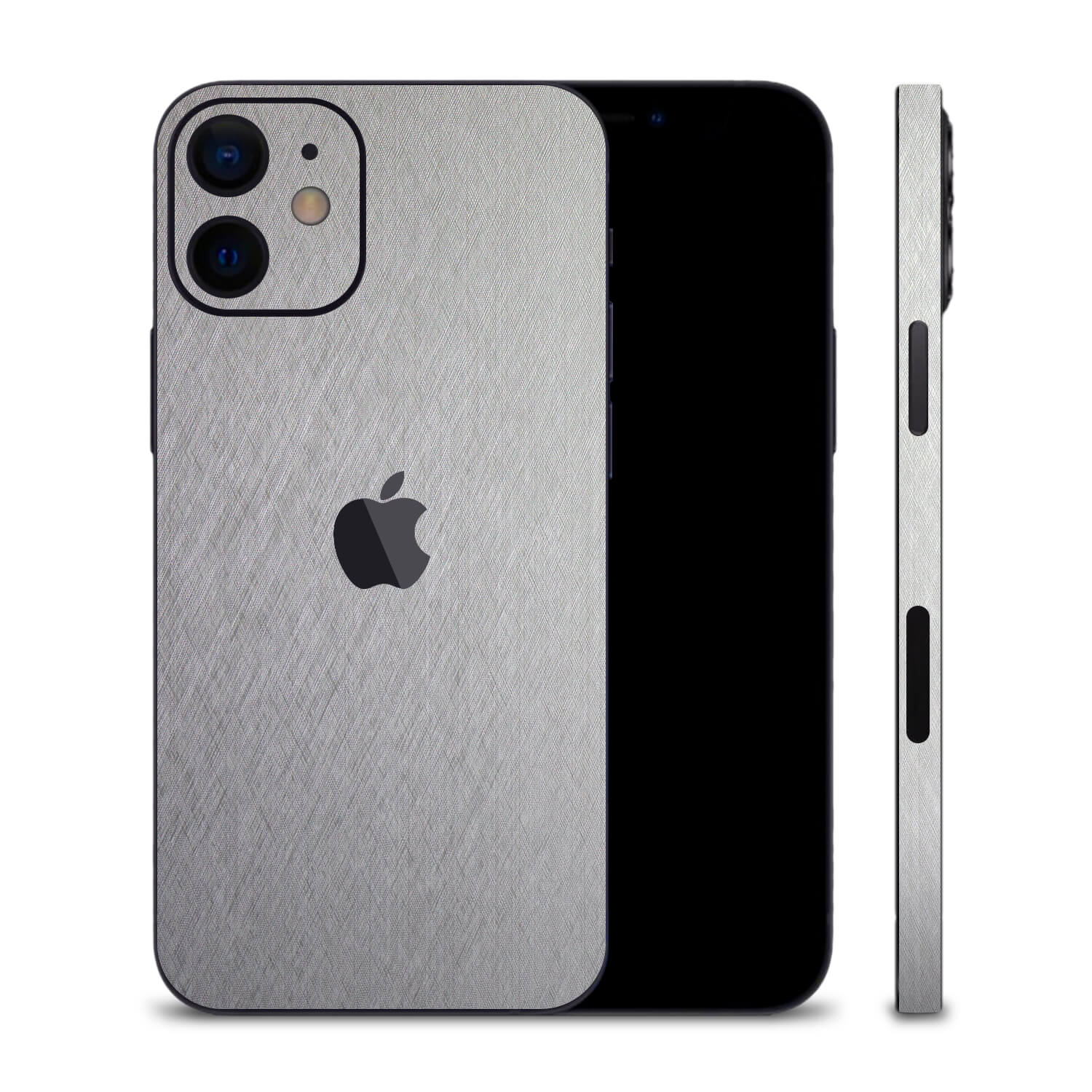 iPhone 12 Mini Brushed Aluminium Skins