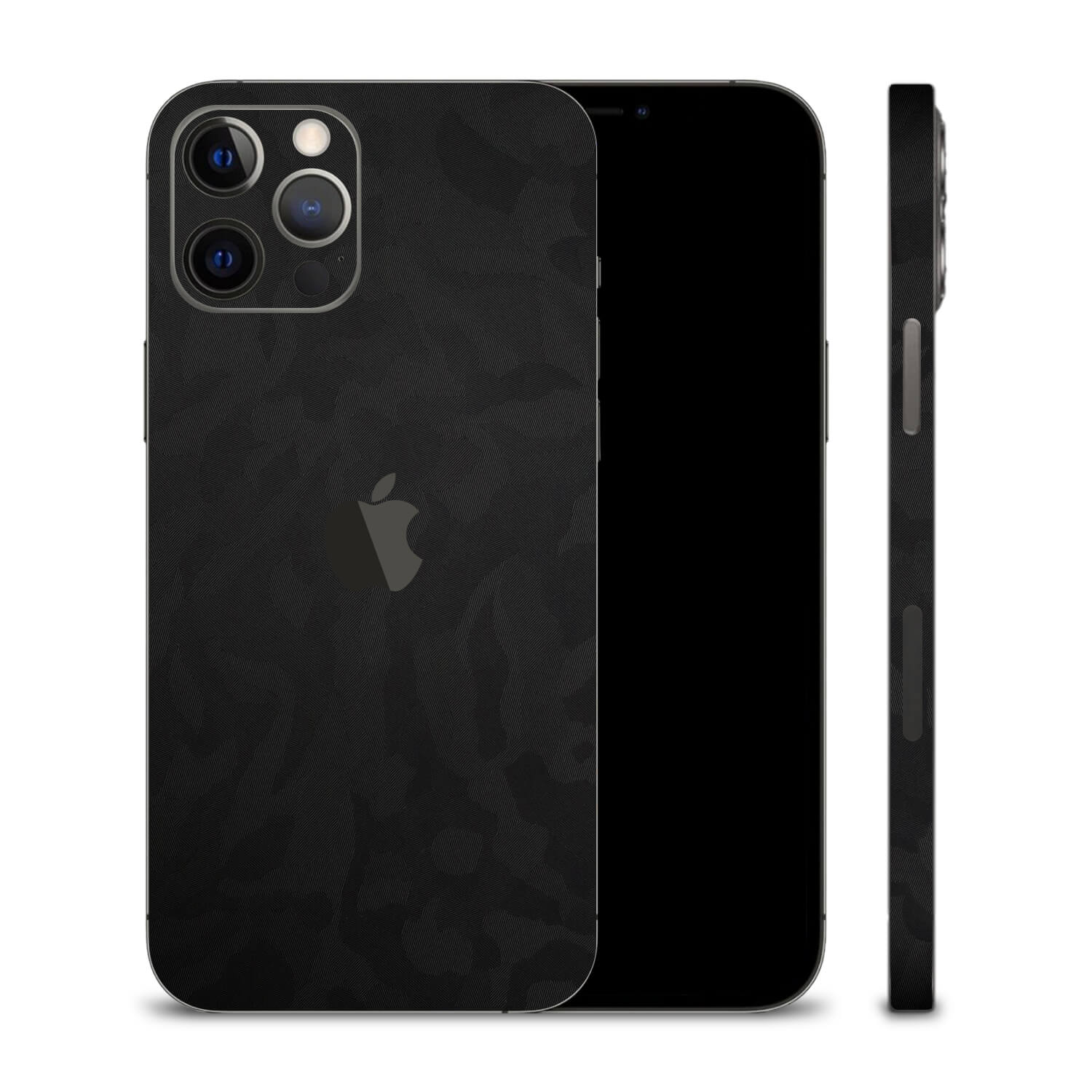 iPhone 12 Pro Black Camo Skins