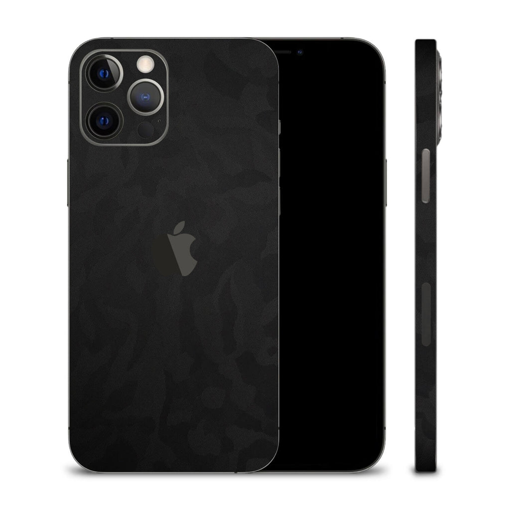 iPhone 12 Pro Black Camo Skins