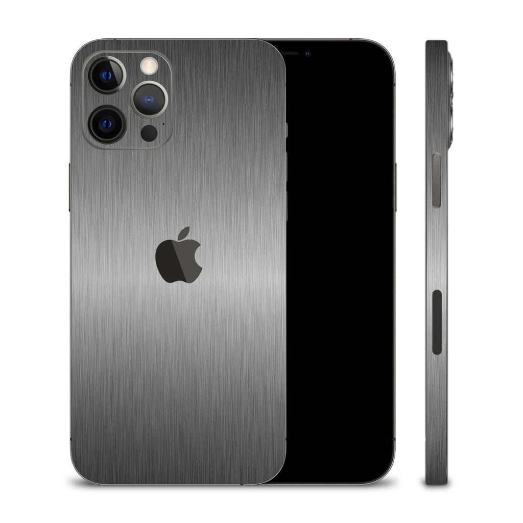 iPhone 12 Pro Brushed Titanium Skins