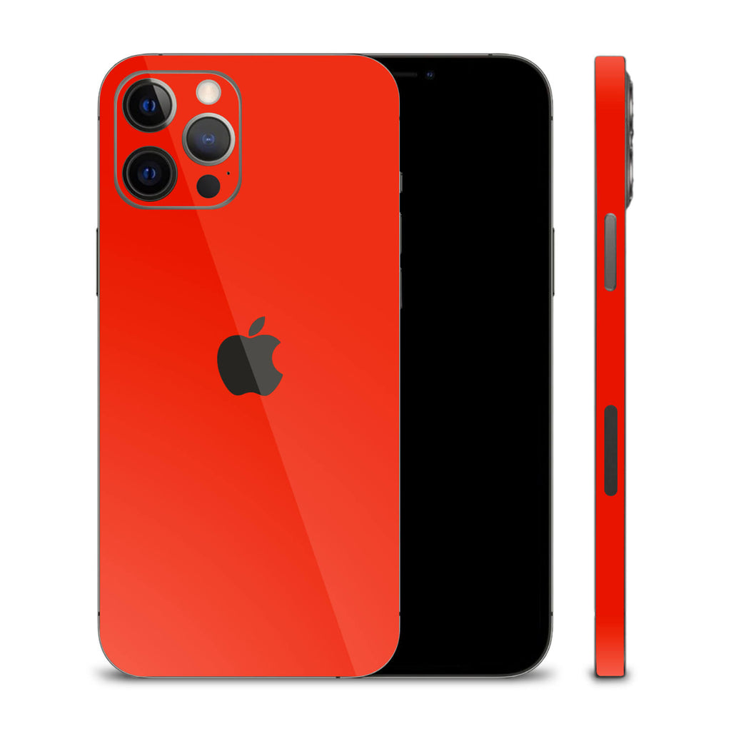 iPhone 12 Pro Dragon Red Gloss Skins