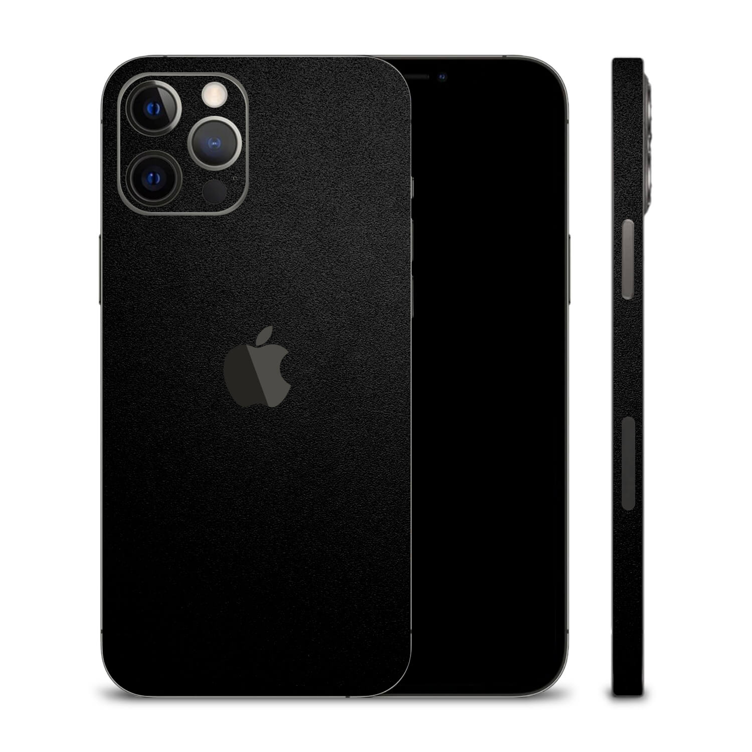 iPhone 12 Pro Max Textured Matt Black Skins