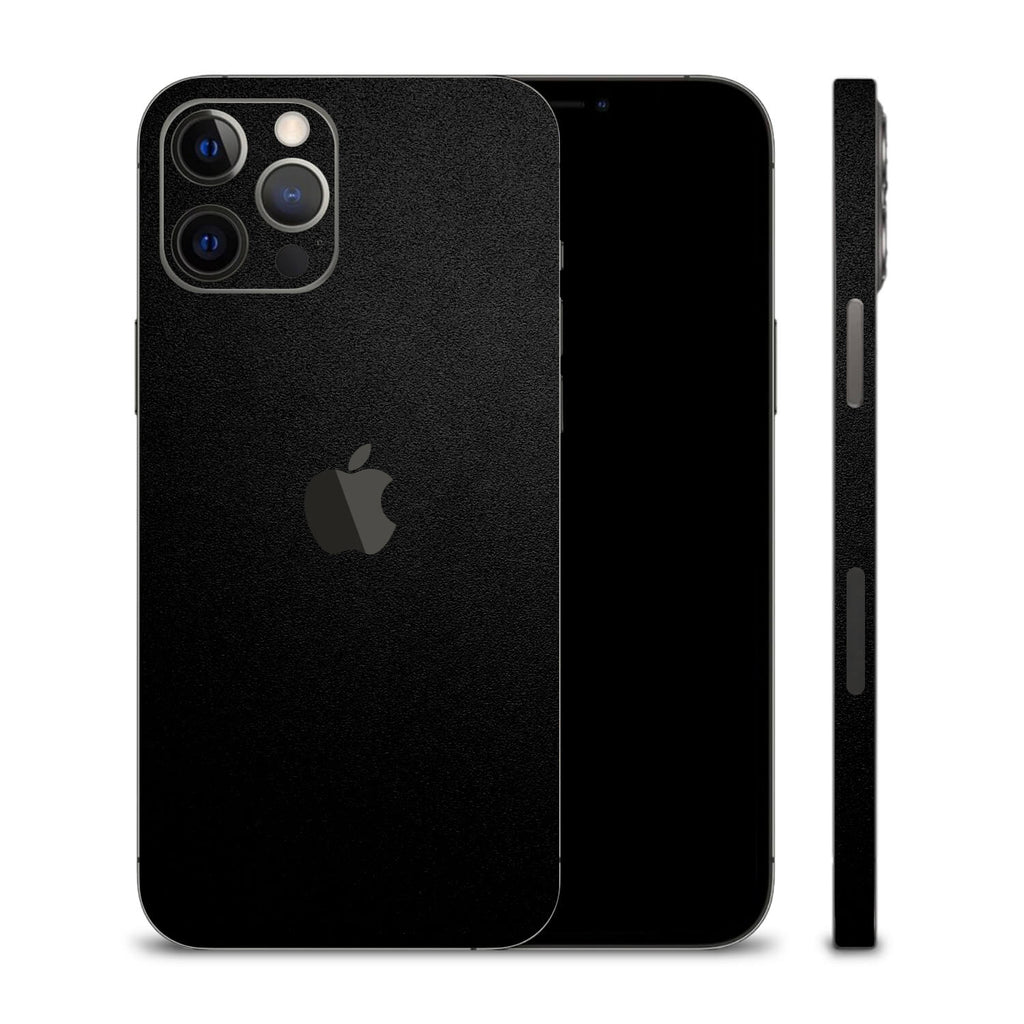 iPhone 12 Pro Textured Matt Black Skins