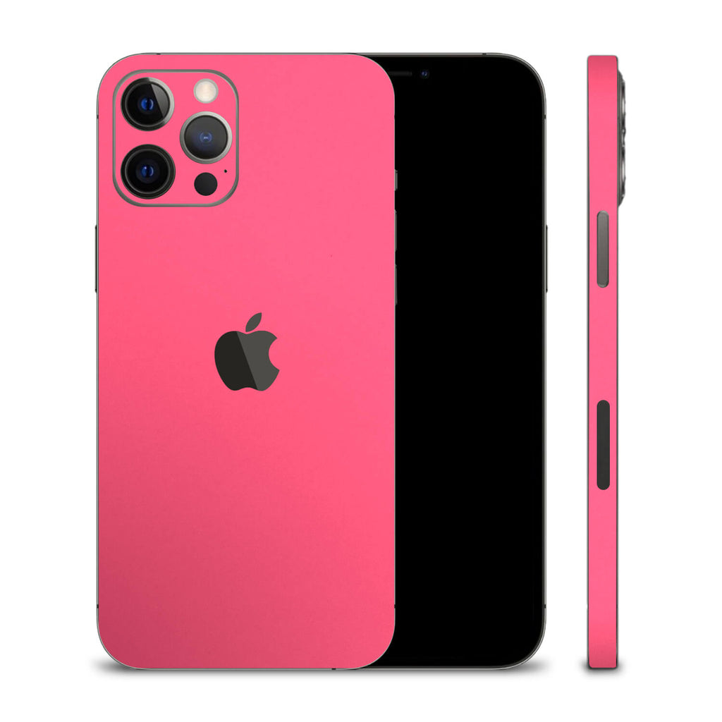 iPhone 12 Pro Textured Matt Pink Skins