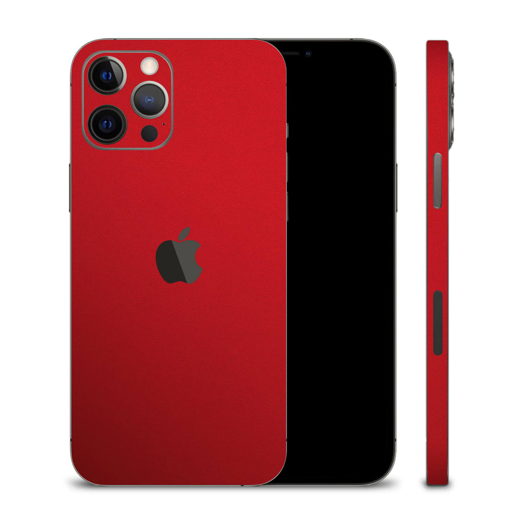iPhone 12 Pro Max Textured Matt Red Skins