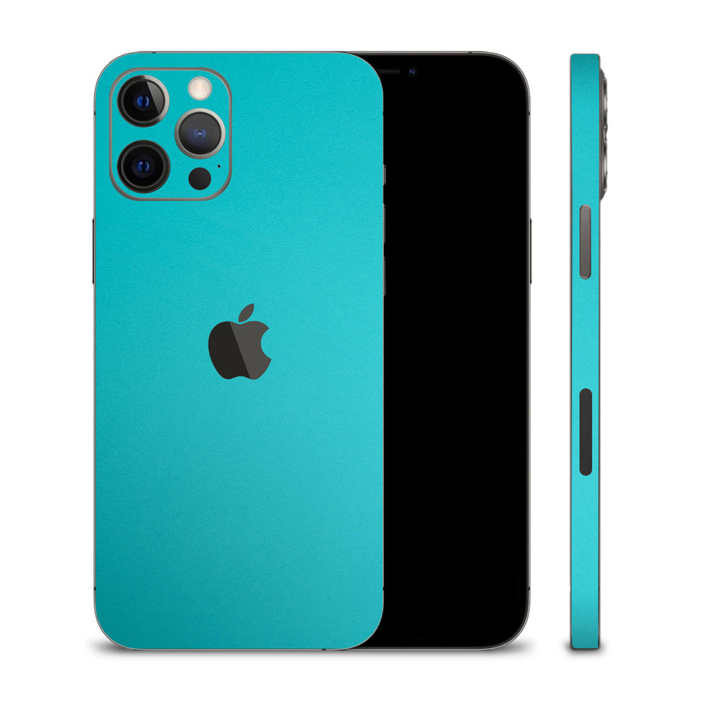 iPhone 12 Pro Max Textured Matt Turquoise Skins