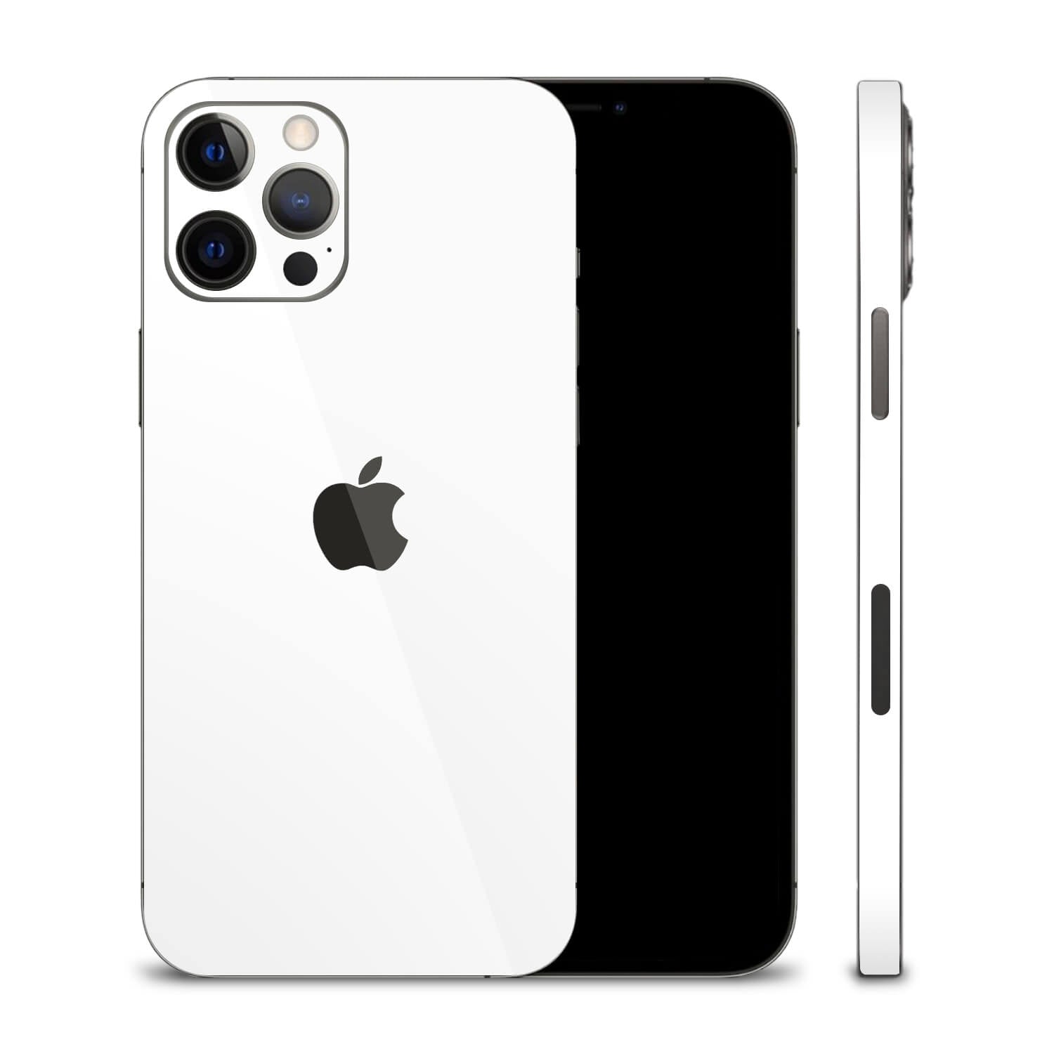 iPhone 12 Pro White Gloss Skins